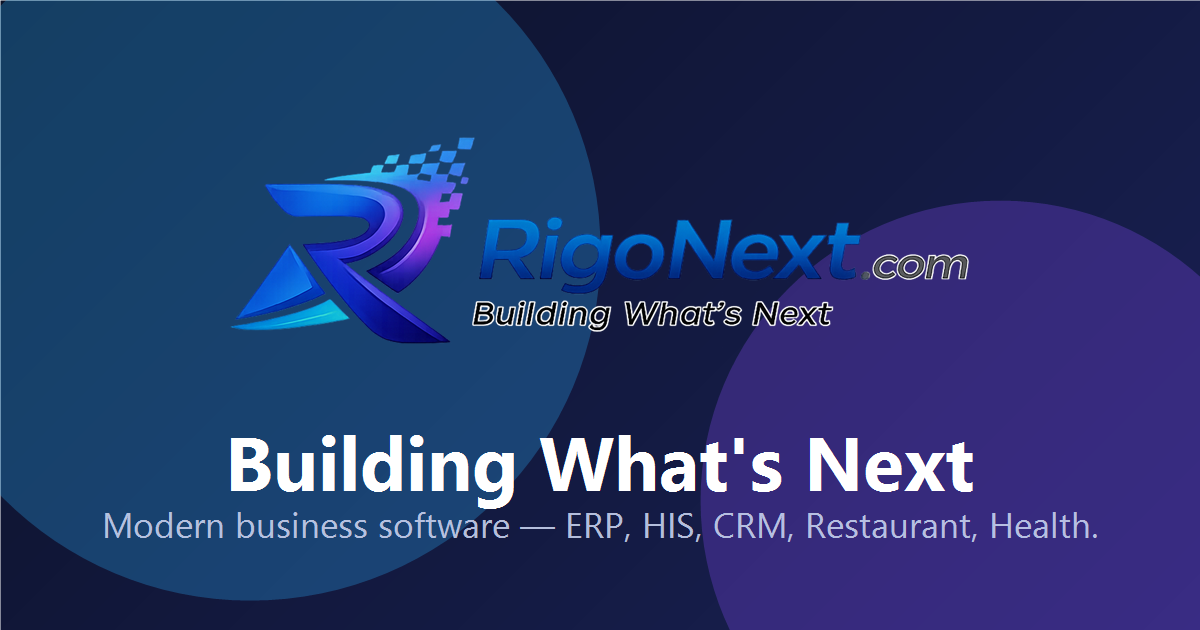 RigoNext — Building What's Next